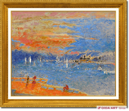 蛯子善悦 カンヌの海 | 絵画など美術品の販売と買取 | 東京・銀座 おい