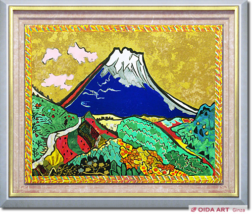 片岡球子 富士（箱根三国峠） | 絵画など美術品の販売と買取 | 東京