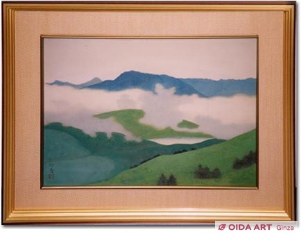 小野竹喬 山雲 | 絵画など美術品の販売と買取 | 東京・銀座 おいだ美術