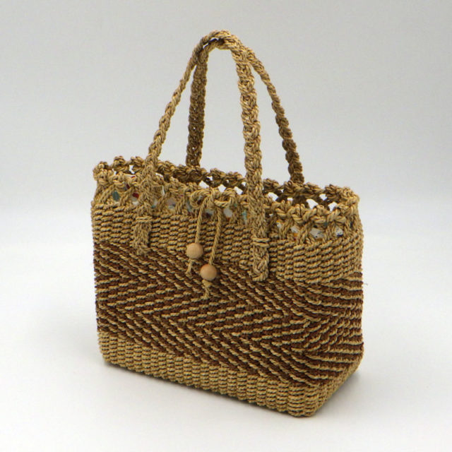 売り切れ【No.171】ヒロロ手提げバッグ | 三島町生活工芸館