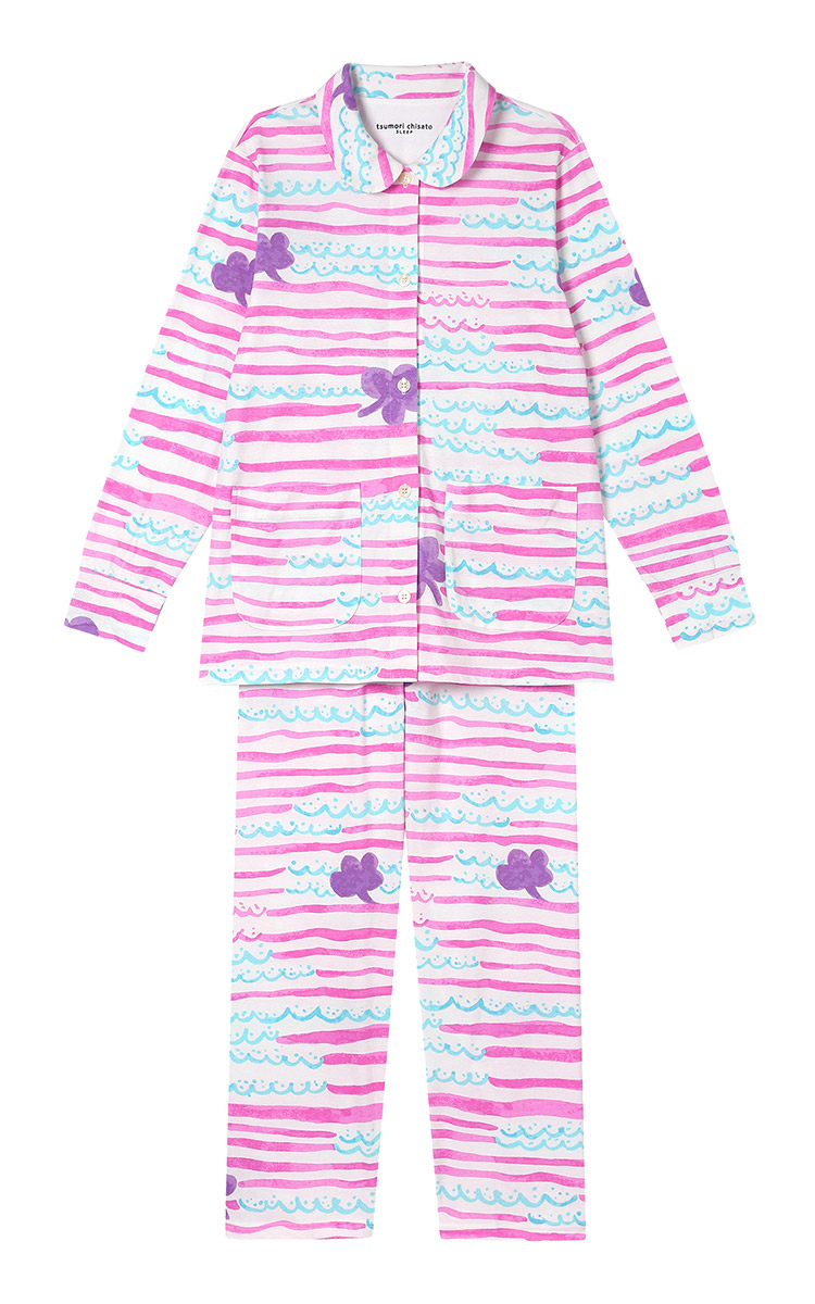 UDX597｜ワコール ツモリチサト スリープ ロング袖 ロング丈パンツ