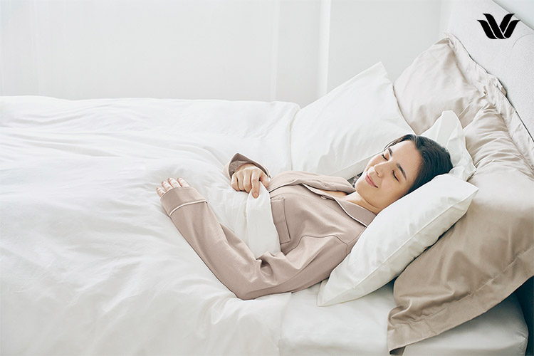 YDX503｜ワコール 睡眠科学 パジャマ 上下セット レディース 天綿 綿