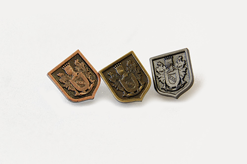 ミニエンブレムメタルボタン 王冠（10081132） 7mm AC.アンティーク