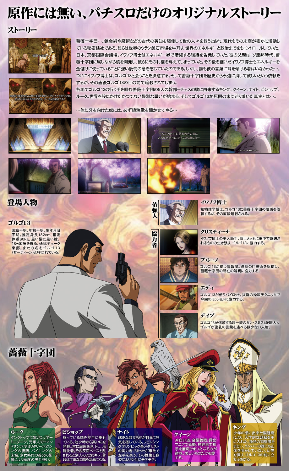 演出 | ゴルゴ13－薔薇十字団の陰謀－