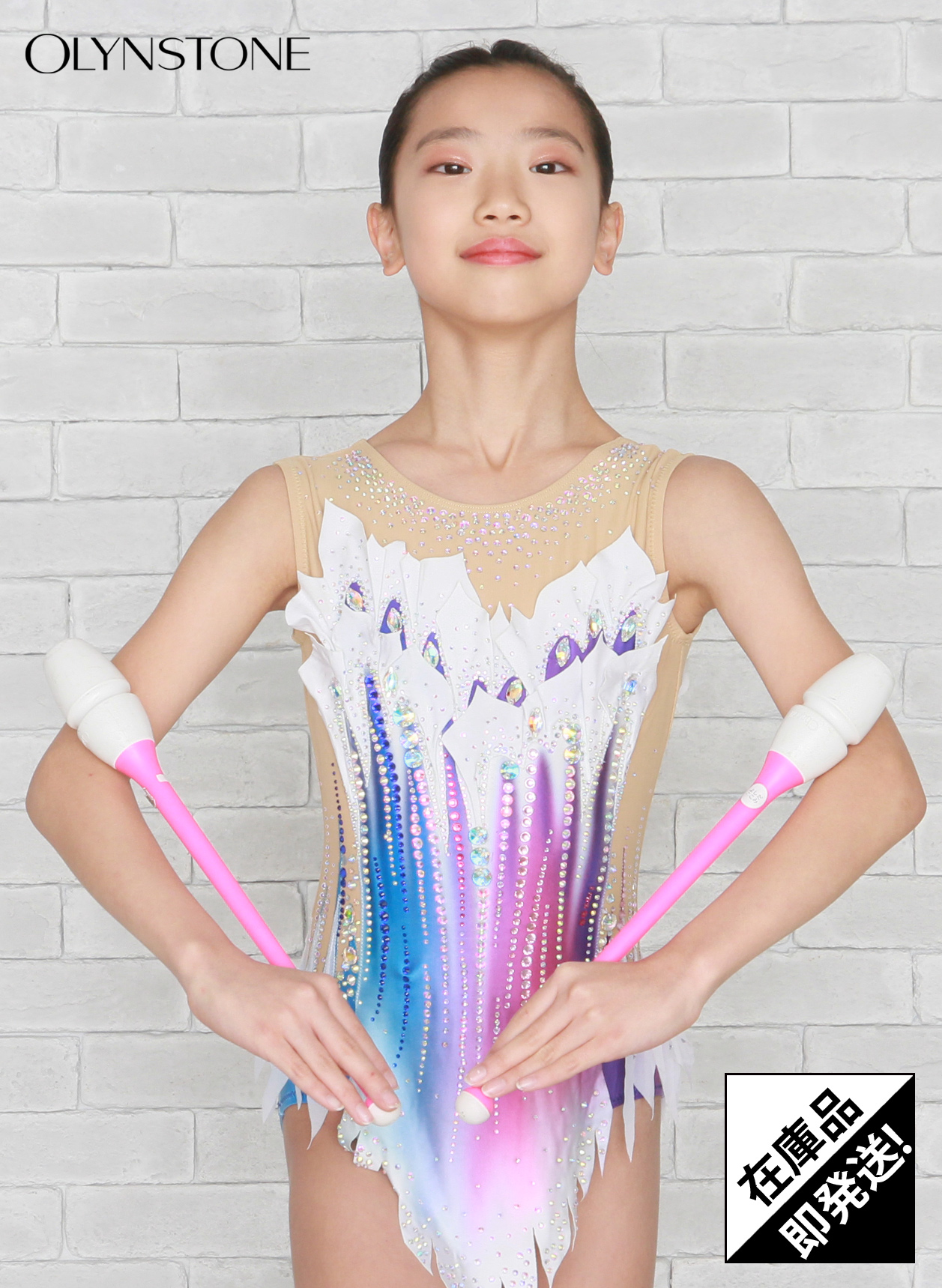 新体操レオタード オリンストーン / 女子新体操レオタードWPRE-2411
