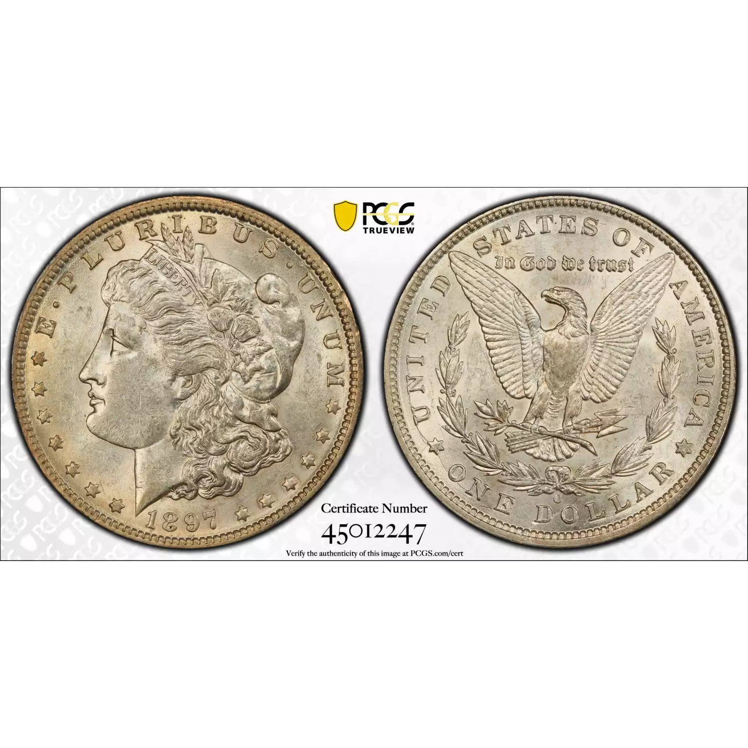 1897-O Morgan Silver Dollar PCGS AU-55 WOW! List VAM-6A Die Breaks