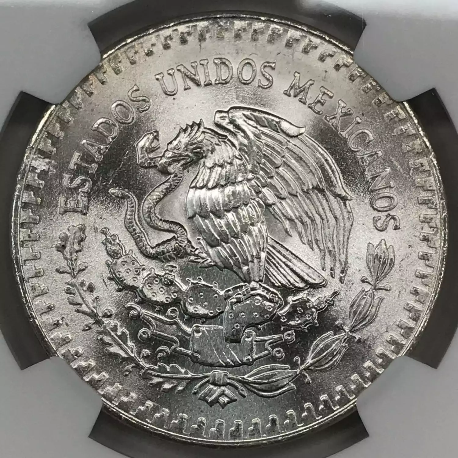 1984-Mo Mexico 1 oz Silver Libertad Onza NGC MS-66 - Old Pueblo Coin