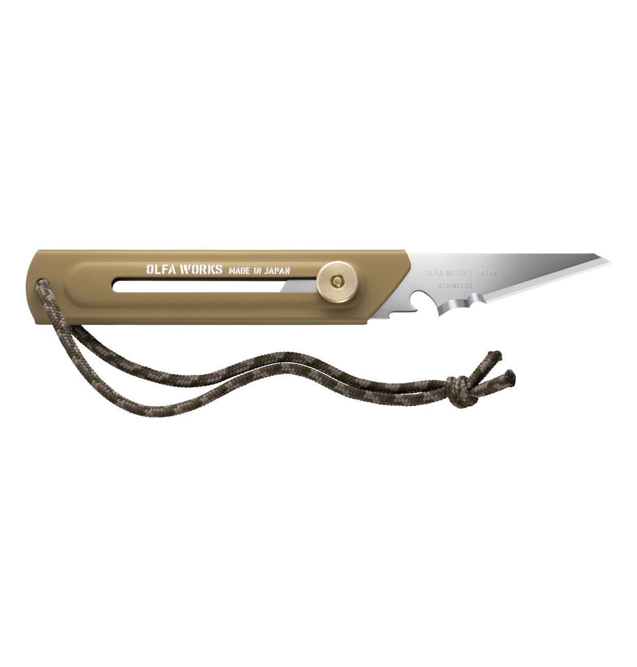 替刃式ブッシュクラフトナイフ BK1 サンドベージュ｜オルファ株式会社