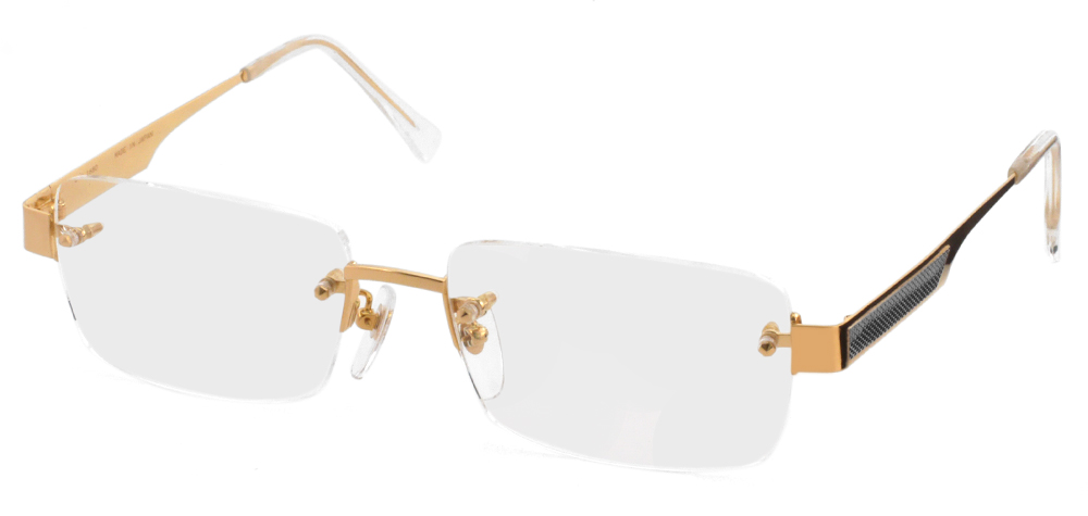 MR02TKK CH1680 18金イエローゴールド 縁なしメガネ | トリプル銀座
