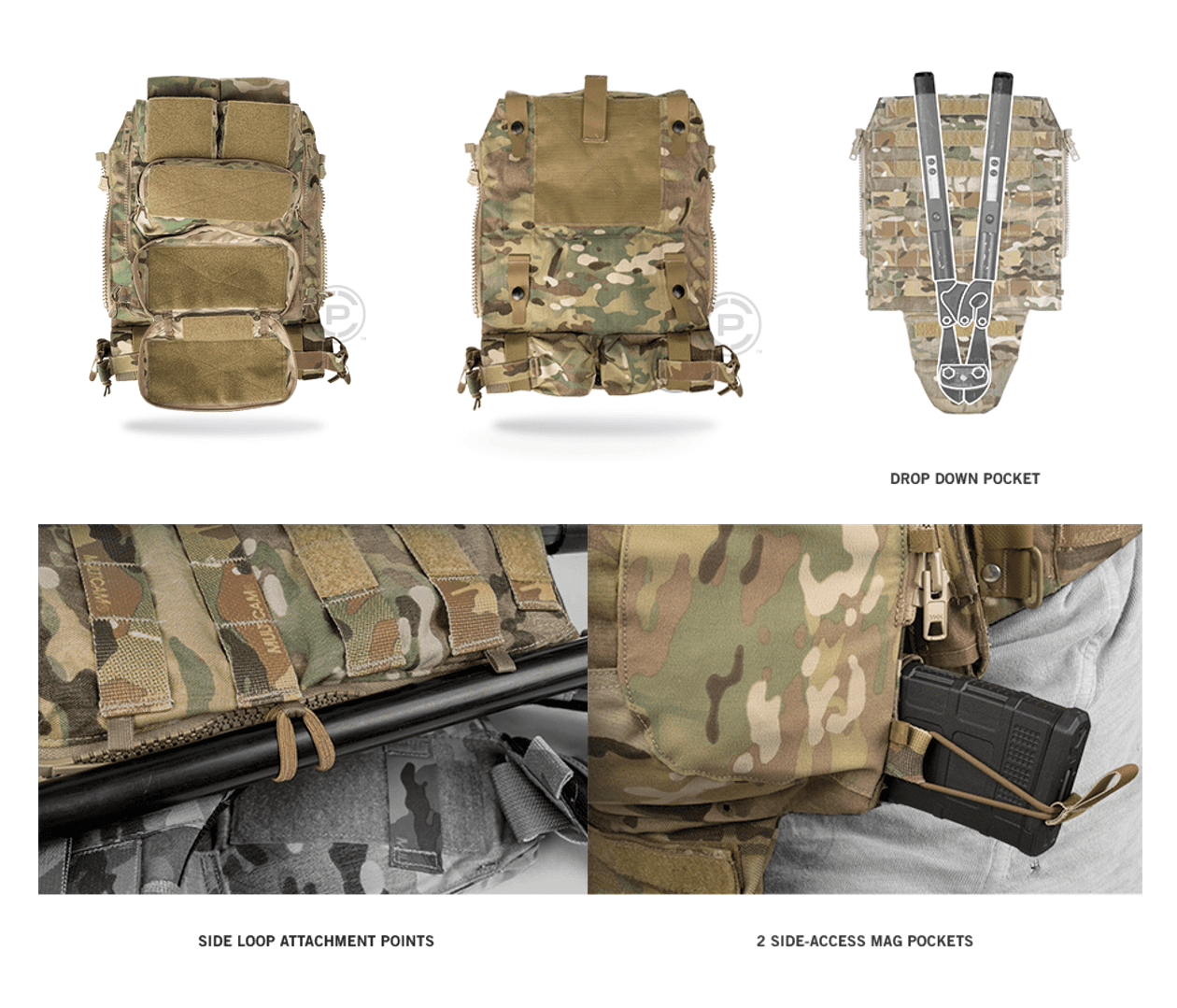 Crye Precision Pouch Zip-On Panel 2.0 - Operationally Proven Tactical