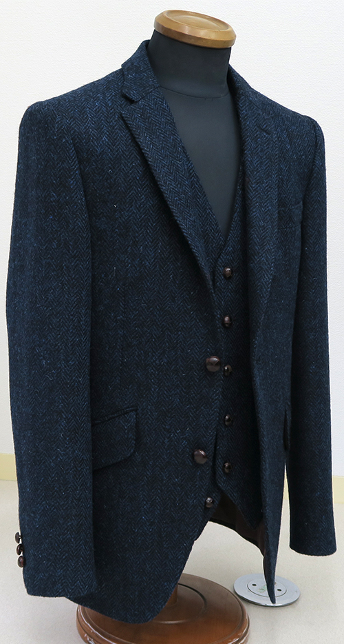 ハリスツイードジャケット｜ブリティッシュ ヘリンボーン – オーダー