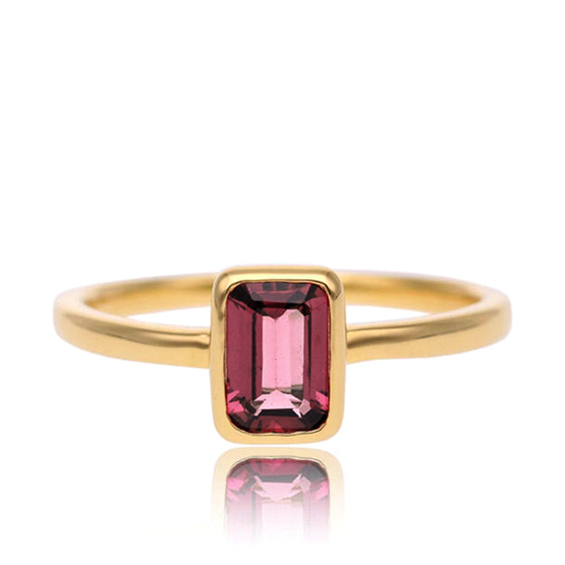 K18/Pt「ロードライトガーネット セーラ」リング｜【オレフィーチェ