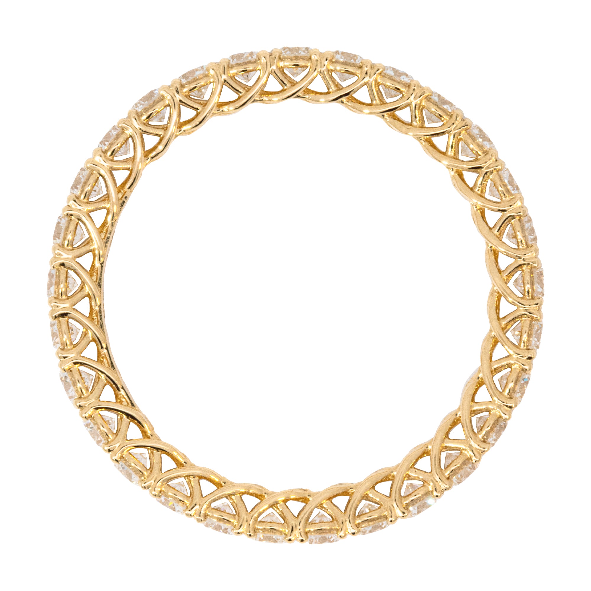 K18「ルレット ワイド フルエタニティ」リング｜【オレフィーチェ】Orefice