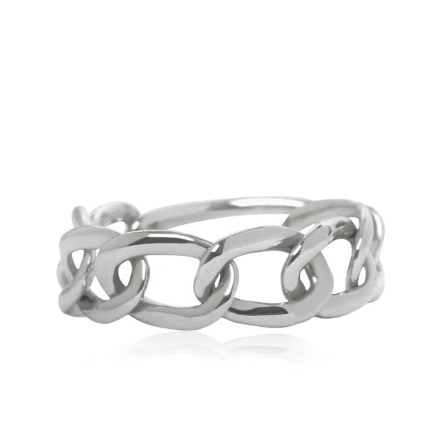 K18/Pt「ナトラ」チェーンリング｜【オレフィーチェ】Orefice