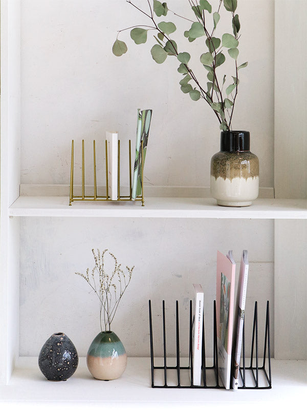 ワイヤー・プレートラック／L ブラック｜キッチン収納｜オルネ ド