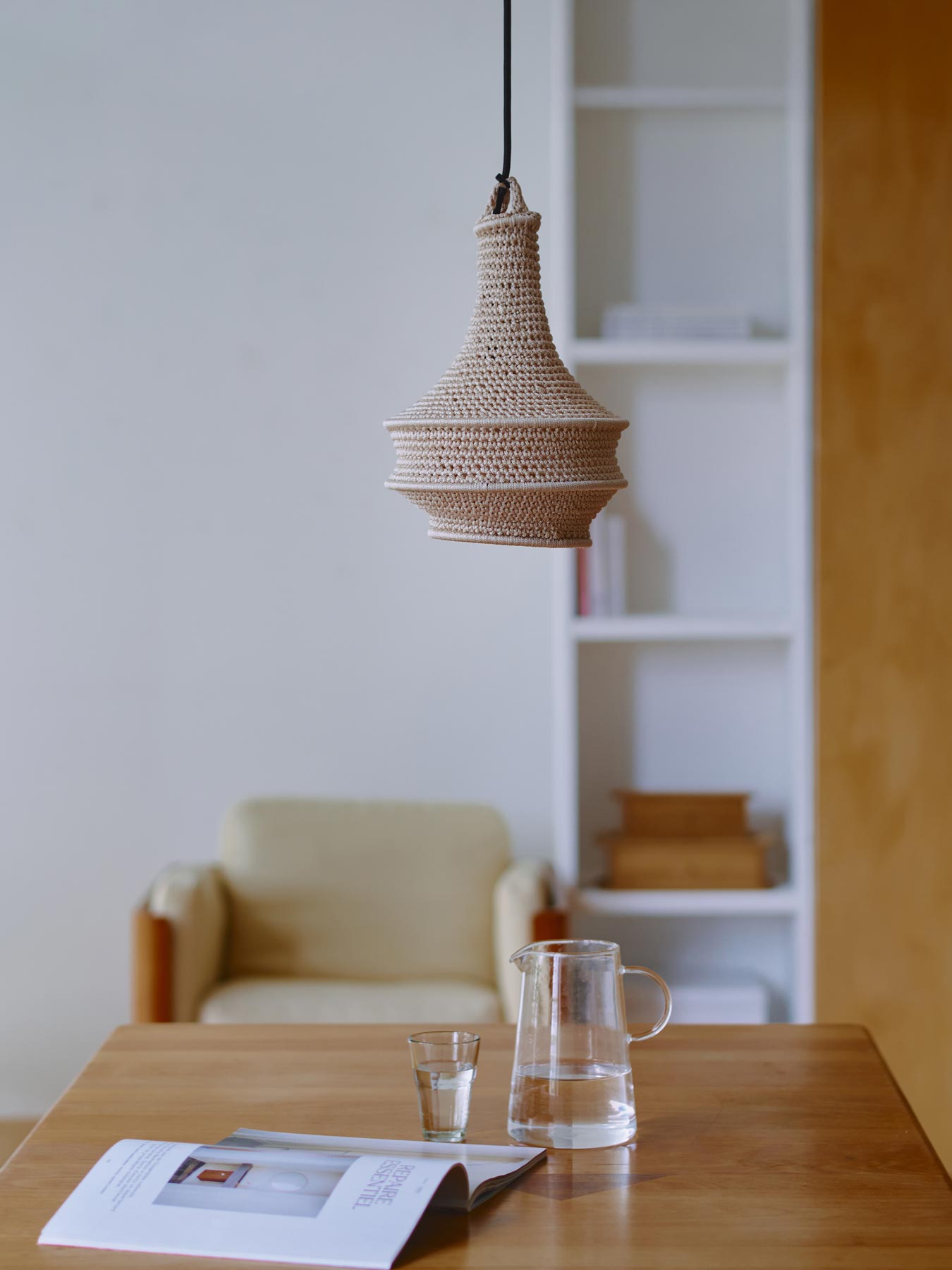 モロッコ・ニットランプ Kroush｜ペンダントランプ｜オルネ ド