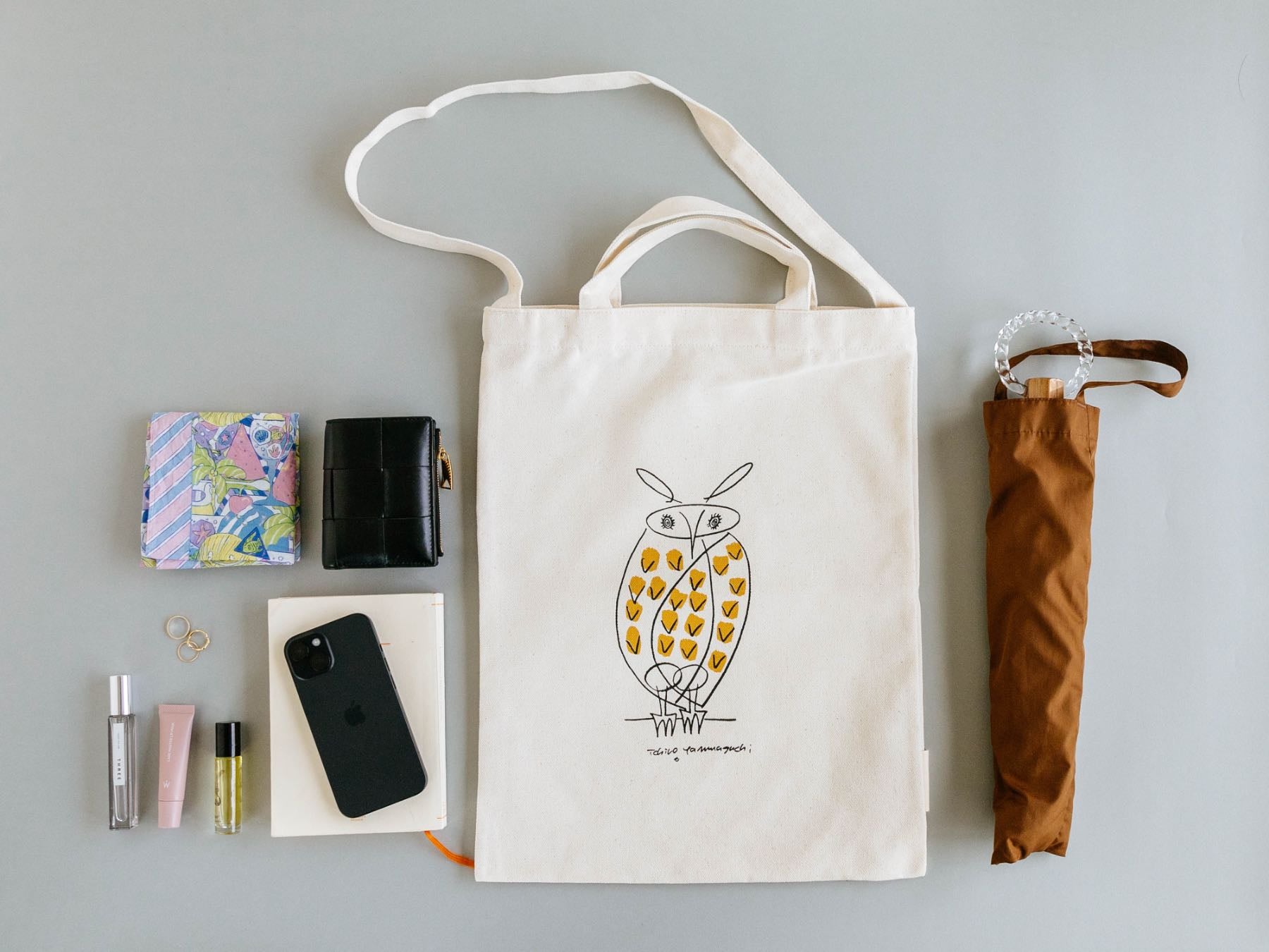 山口一郎 トートバッグ／フクロウ｜バッグ｜オルネ ド フォイユ公式