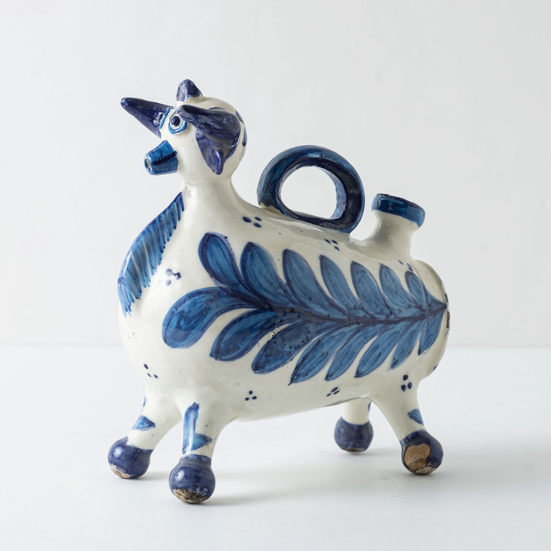 ARTESANIA SAN JOSE 陶器オブジェ（牛の水差し）｜オブジェ