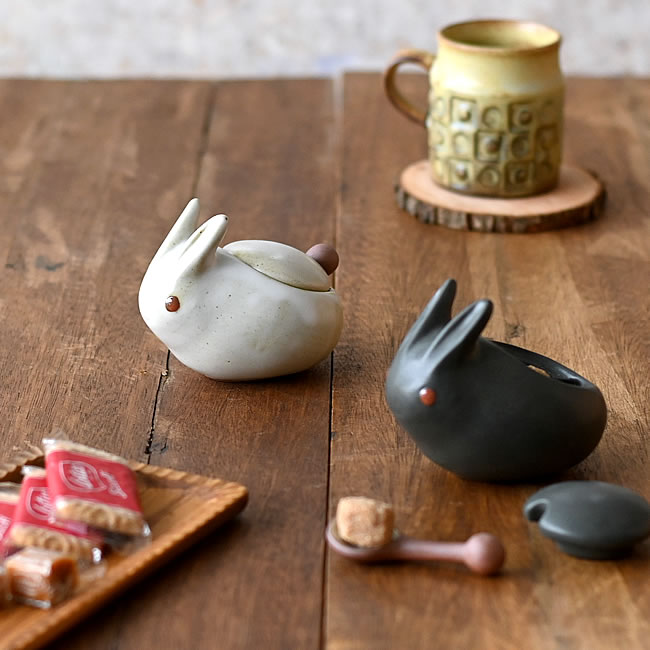 うさぎのシュガーポット | ゼネラルストア オルネ