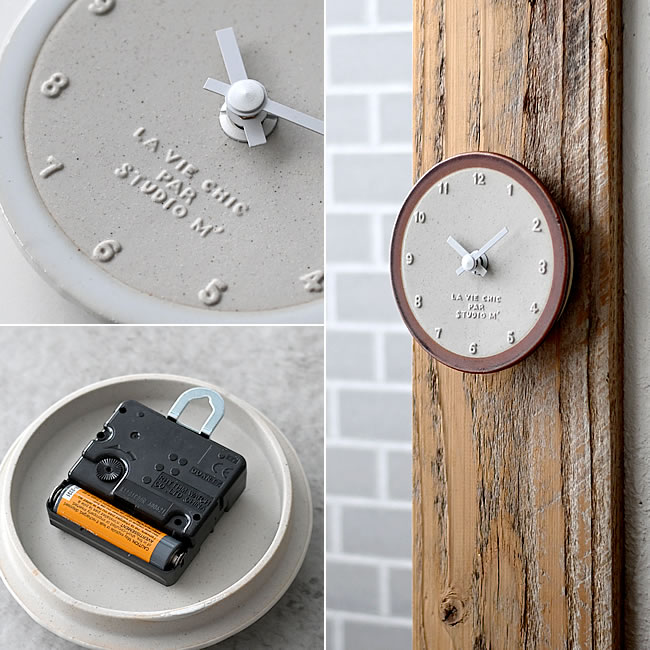 Petit 陶器の時計 | ゼネラルストア オルネ