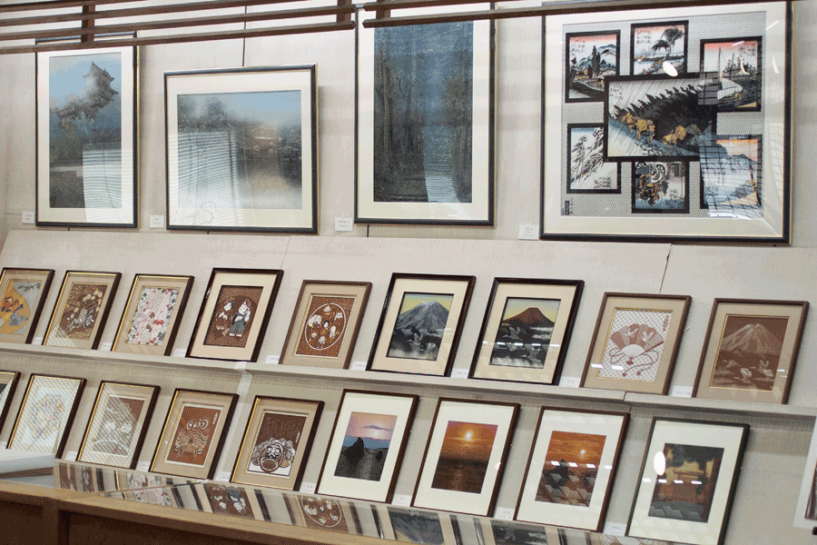 伊勢型紙のインテリア額／新築・結婚・開店お祝いなど御贈答贈に