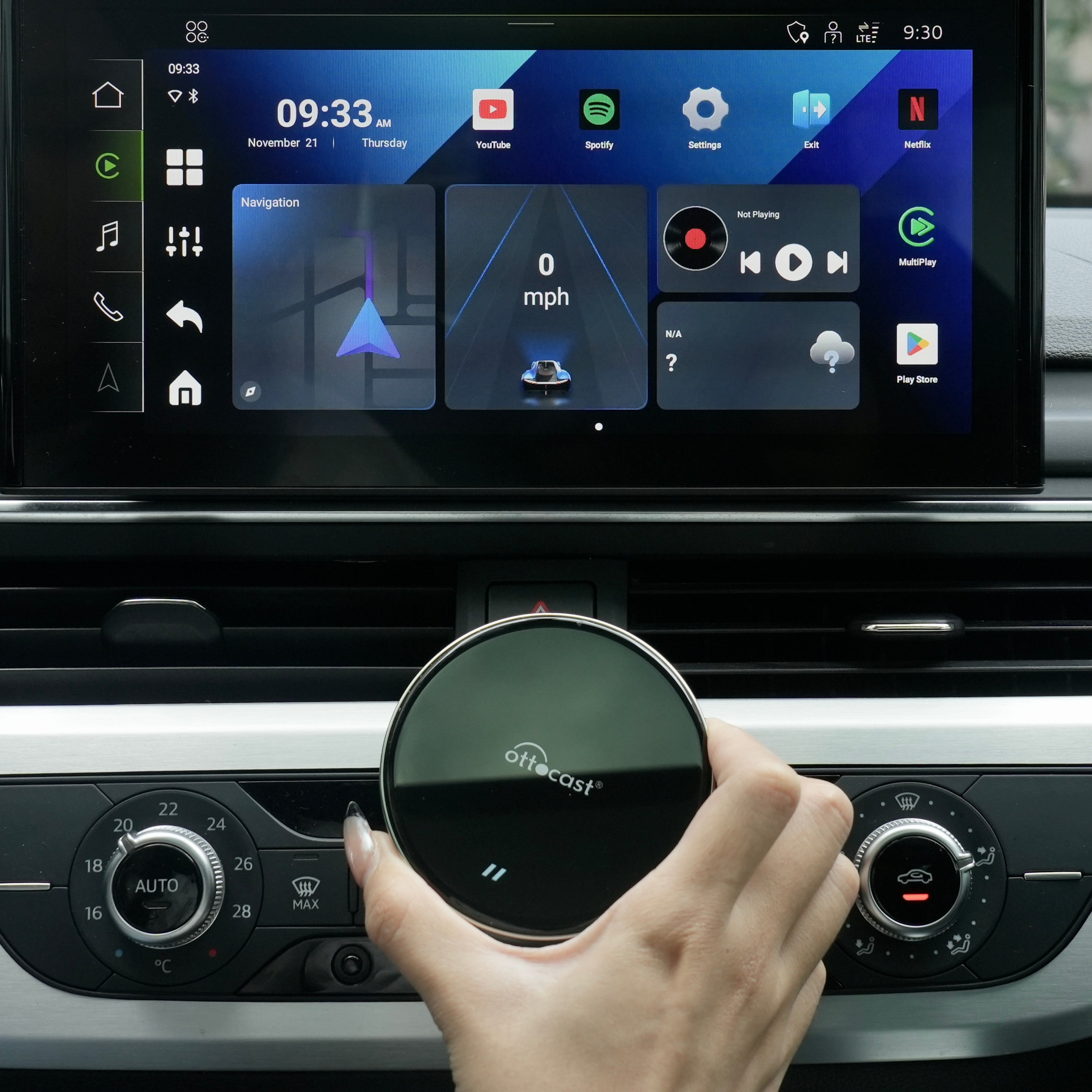 OttoAibox P3 Lite Wireless CarPlay Android Smart Media Box