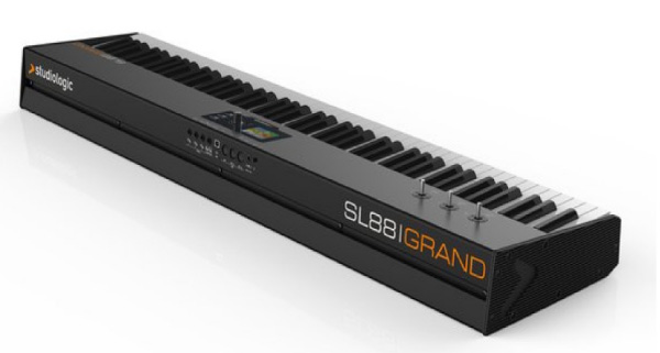 木製88鍵盤の本格仕様MIDIコントローラー、STUDIOLOGIC SL88 GRAND。
