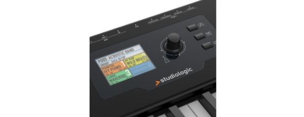 木製88鍵盤の本格仕様MIDIコントローラー、STUDIOLOGIC SL88 GRAND。
