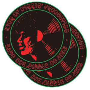 スリップマット / K.O.D.P. Slipmat （red） (2枚入り) -DJ機材