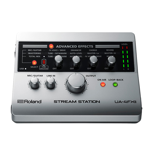 Roland/USBオーディオインターフェース/UA-4FX2のご紹介です。