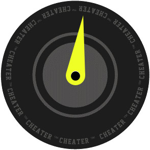 CHEATER/コントロールバイナル用シール/DJCUE-001(2枚入り) -DJ機材