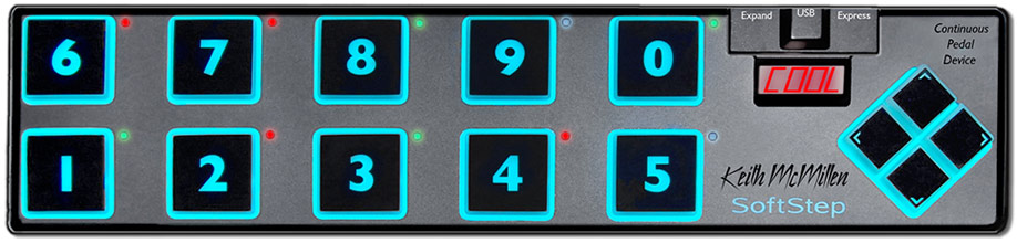 Keith McMillen Instruments/USB MIDIフットコントローラー/SoftStep