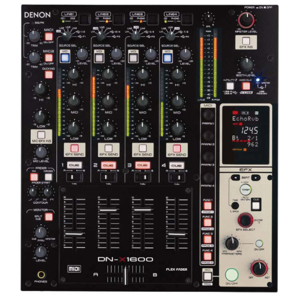 中古品のDENON DJ、DJミキサーDN-X1600のご紹介です。