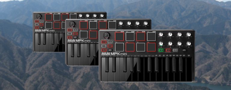 税込1万円以内の便利な定番MIDIコンMPK MINI MK2！400台限定のブラック