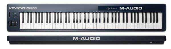 M-AUDIOの88鍵盤キーボードコントローラーKeystation 88の紹介ページです。