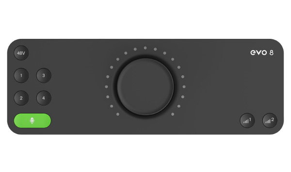 audientのオーディオインターフェイス、EVO 8のご紹介です。