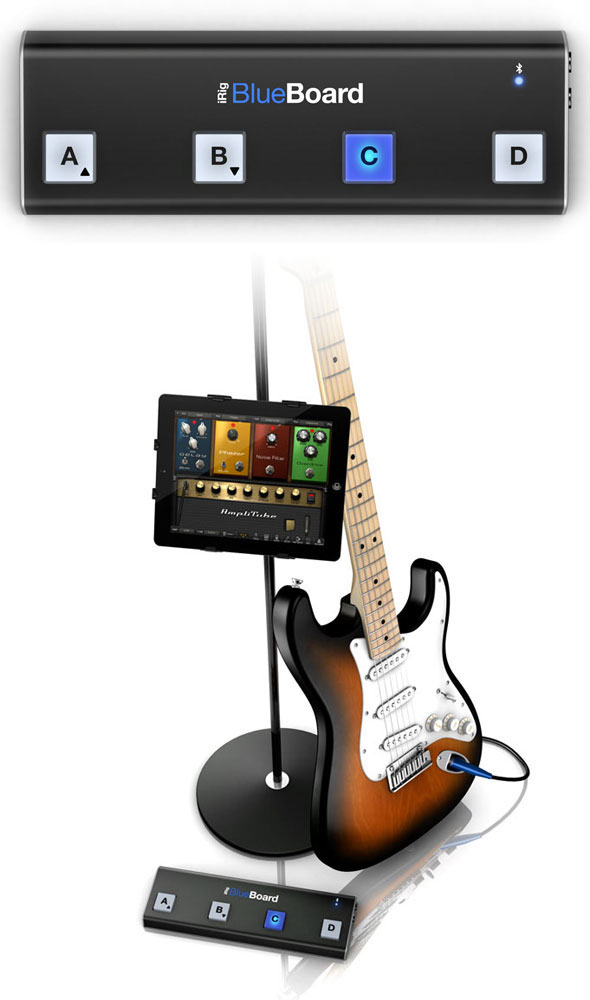 IK MULTIMEDIA/MIDIフットコントローラー/iRig BlueBoard -DJ機材