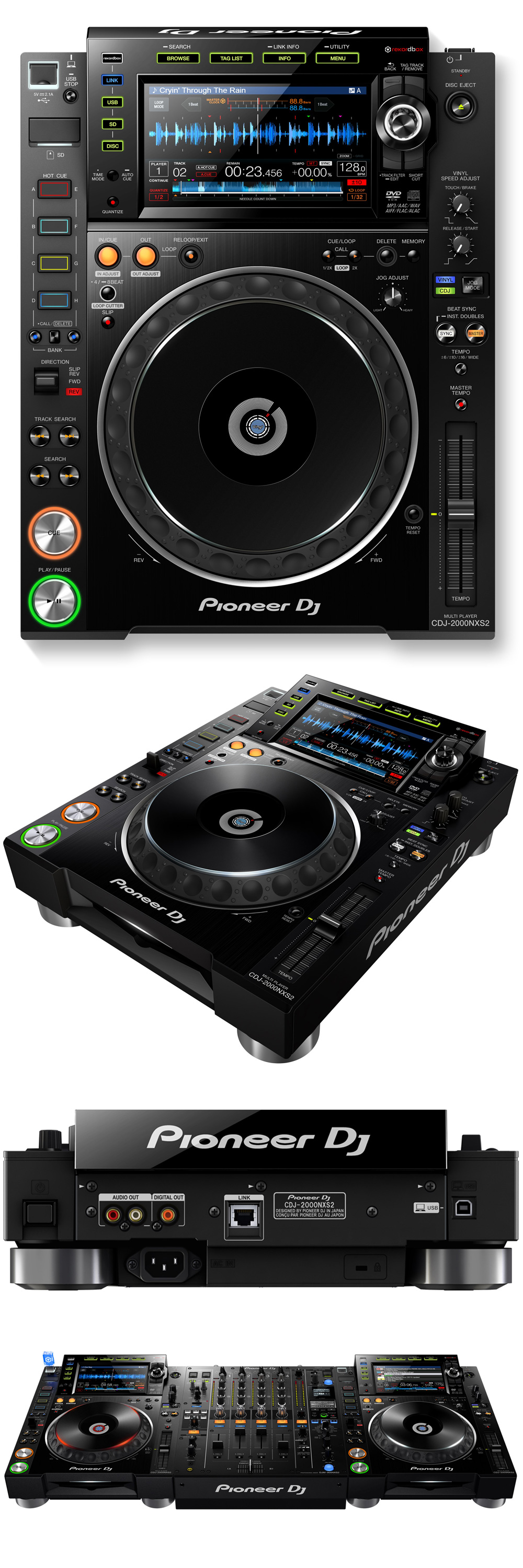 新たな世界標準となるマルチプレーヤーPioneer DJのCDJ-2000NXS2