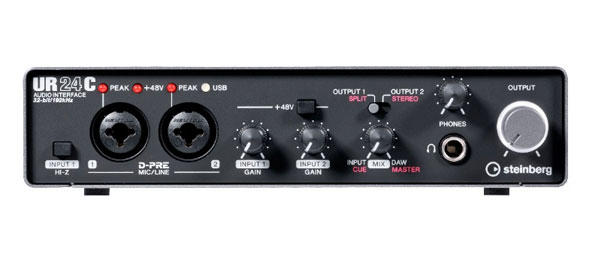 Steinbergの高品質なオーディオインターフェイスUR24C！初心者の方にも