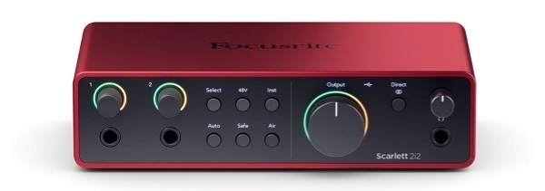 Focusriteからレコーディングに最適な「Scarlett 2i2 gen4」が新たに