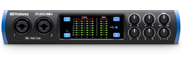PreSonusのオーディオインターフェイス、Studio 68cのご紹介です！