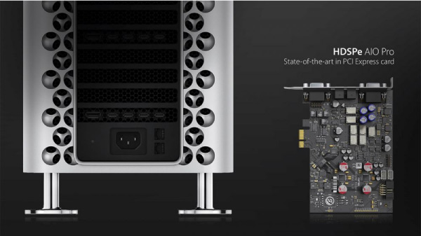 RMEのPCI Express用オーディオインターフェイス、HDSPe AIO Proのご
