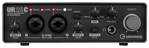 Steinberg/USBオーディオインターフェイス/UR22C（USB3.0対応！／USB