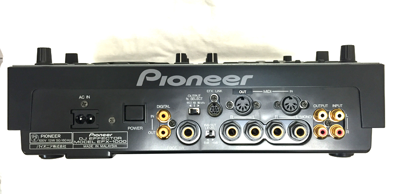 中古品、PIONEERのエフェクターEFX-1000