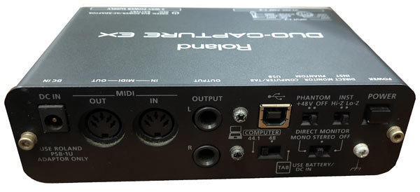 中古品】Roland/オーディオ・インターフェイス/DUO CAPTURE EX -DJ機材