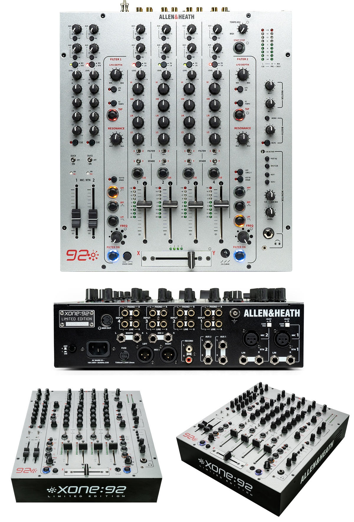 ALLEN&HEATH XONE:92 Limited Edition（XONE:92A）特集ページ -OTAIRECORD-
