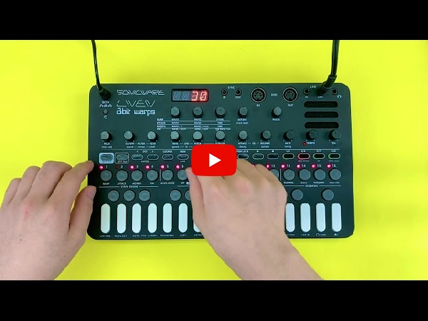 SONICWARE LIVEN 8bit warps All Black Limited Edition