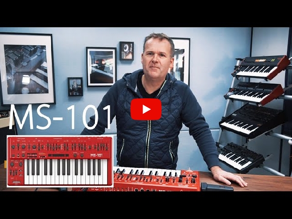 BEHRINGERのショルダーにもなるシンセサイザーMS101をご紹介いたします！