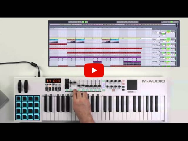 すべてが操れる多機能MIDIキーボード！！M-AUDIO CODE61！！