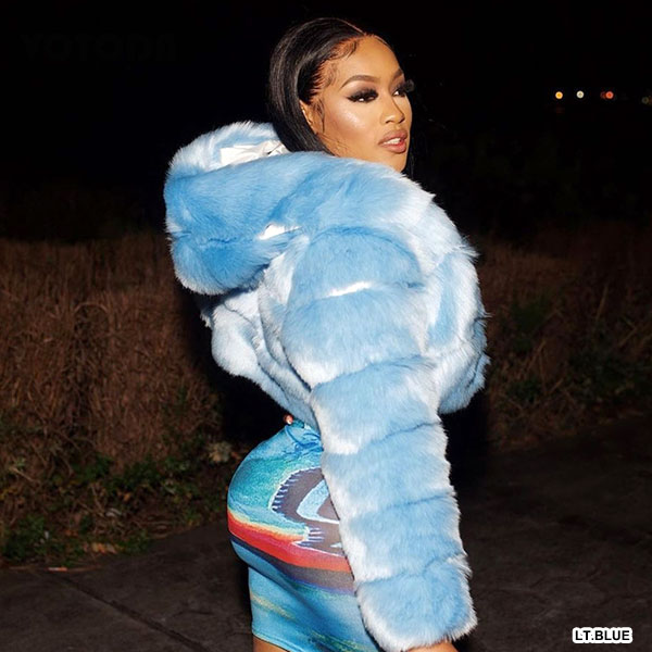 POODLE FUR JACKET | OTO GIRLS ONLINE SHOP